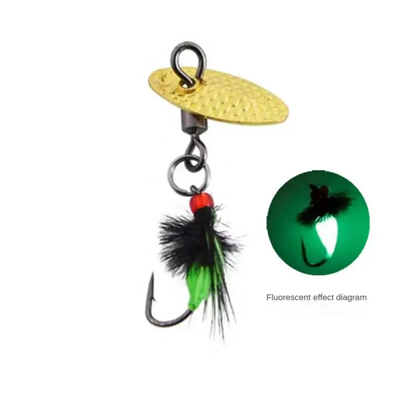 1/2PCS Fake Bait Rotating Melon Modified Bionic H Rophe Lure White Bar Fake Bait Micro-object Compound Horse Mouth