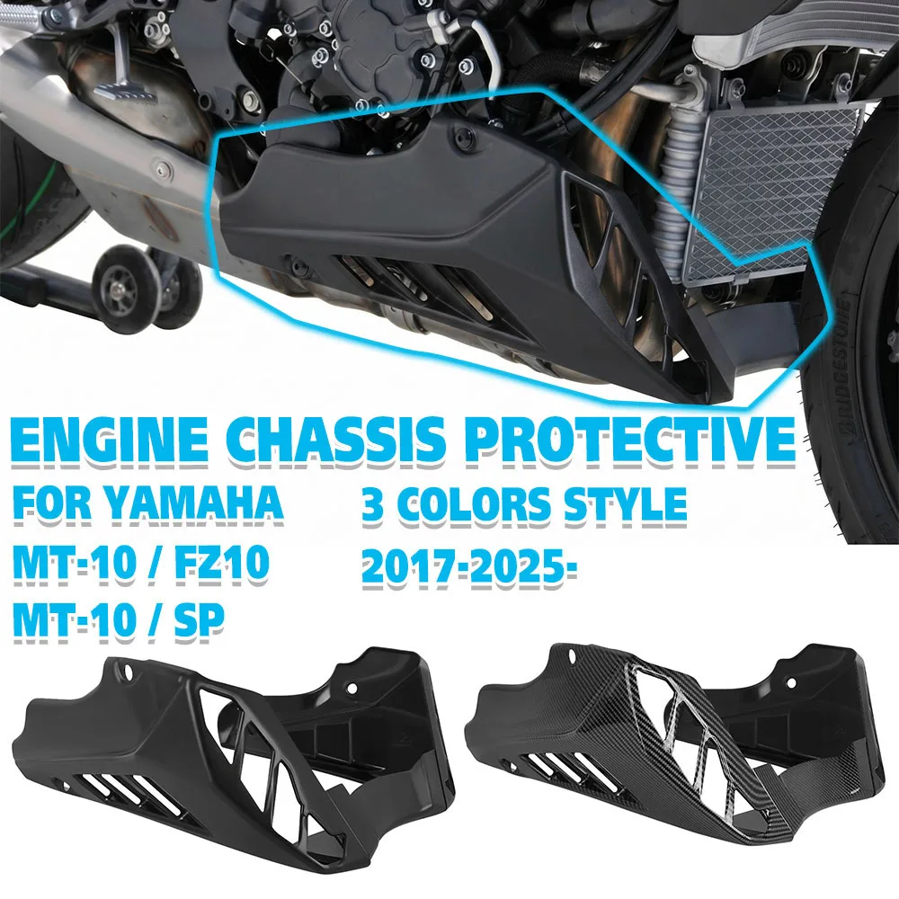 Para YAMAHA MT-10 SP MT10 MT 10 FZ10 FZ 10 2017-2026 Accesorios para Motocicleta, Placa Protectora de Motor y Chasis, Carenado Inferior