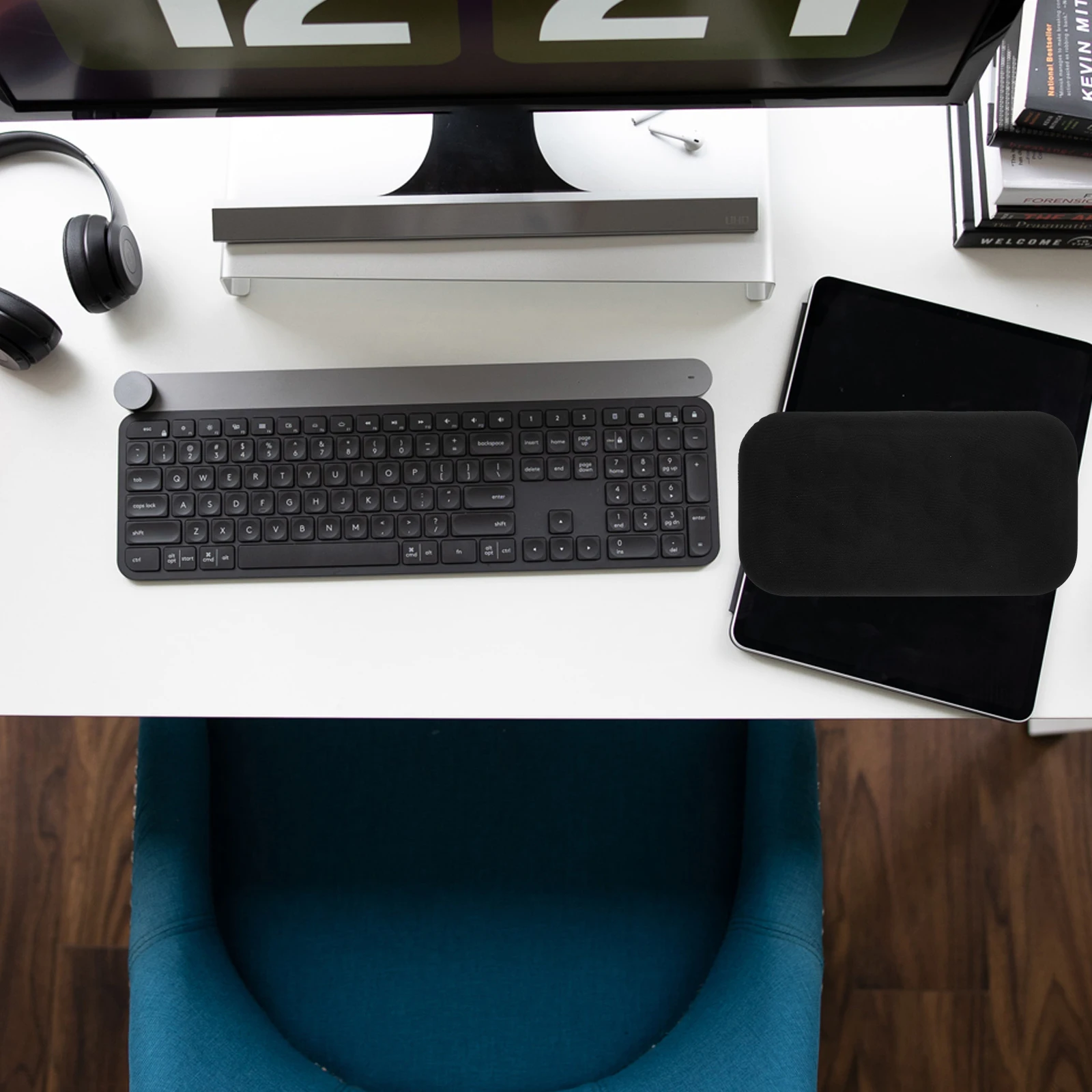 

Wireless Mouse Pad Wrist Rest Ergonomic Small Size Black Comfortable Support Non Slip Gaming Office Mat Pillow