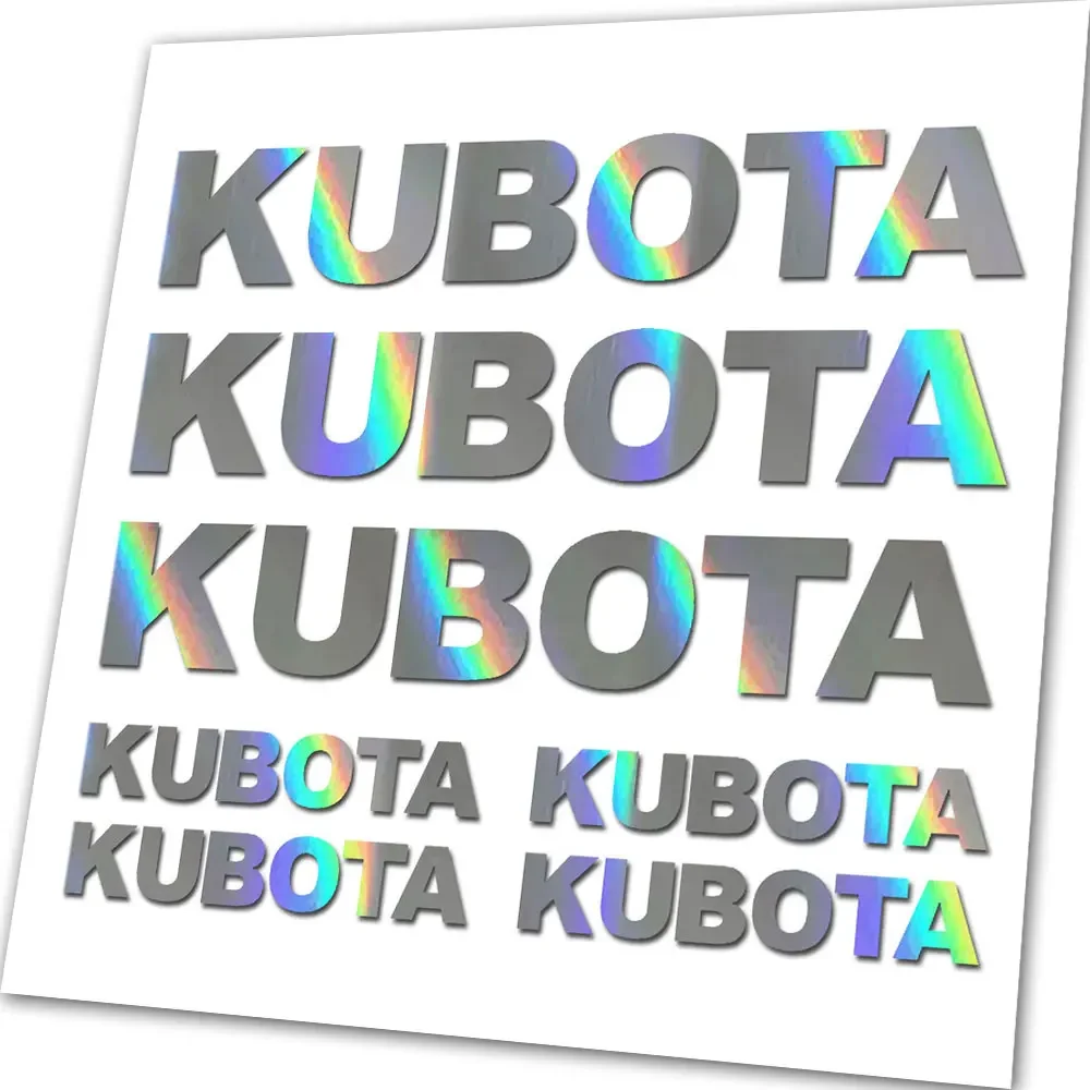 

Для KUBOTA TRACTOR VINYL DIE CUT НАКЛЕЙКА / НАБОР НАКЛЕЙКИ