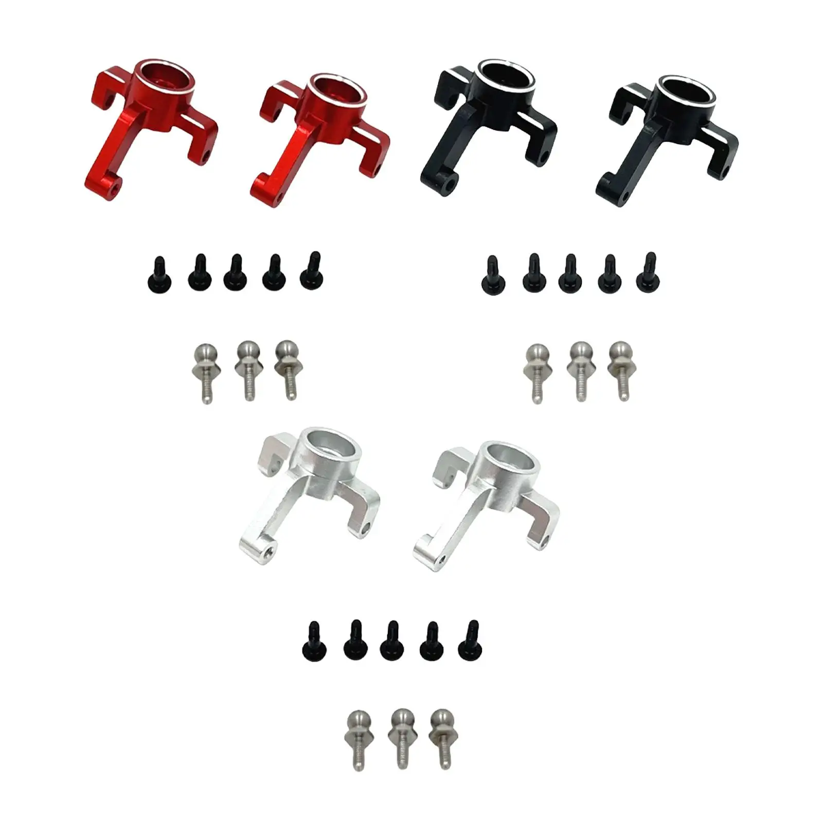 2 Stück 1/24 RC Front Achsschenkel Ersatzteile für Wltoys 244016 Auto