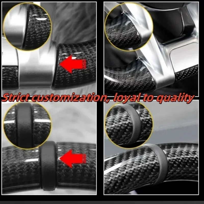 Customized Microfiber Leather Car Steering Wheel For Toyota Gr LC200 LC300 Prado 120 150 200 LC79 LC70 LC76 Yaris Steering Whee view 5