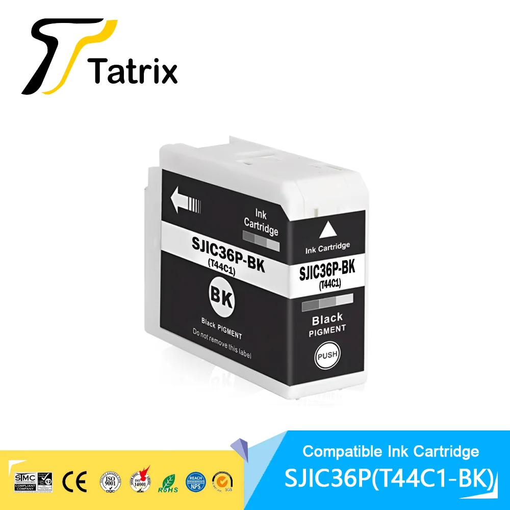 Imagem -05 - Tinta do Pigmento para Epson Tinta Compatível Sjic36p T44c1 T44c2 T44c3 T44c4 Colorworks Cw-c6030a C6030p C6530a C6030p C6530p