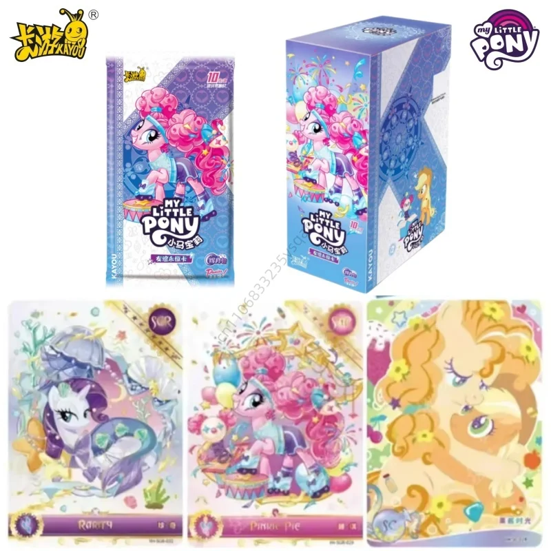 

KAYOU Genuine My Little Pony Card Симпатичная забавная вечеринка Дружба Вечная карта Huiyue Pack Редкие карты SC SGR Игрушечная карта принцессы