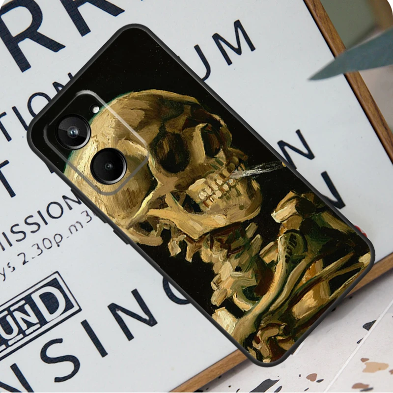 Gothic Skull For Realme C31 C33 C35 C51 C53 C55 C67 GT5 GT Neo 6 9 10 11 12 Pro Plus C21Y C25s C30 Case