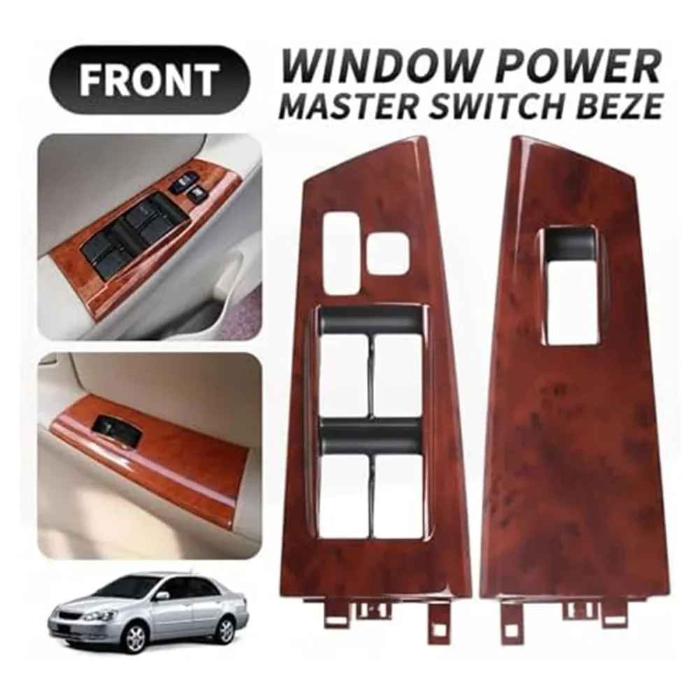 

L&R Auto Car Interior Door Panel Window Switch Control Panel Bezel Trim For Toyota Corolla 74232-12380 74231-02350 ﻿