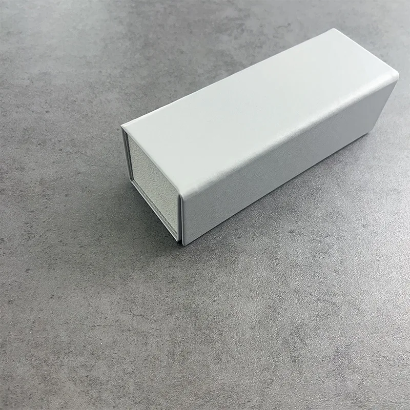 حافظة نظارات عصرية مصنوعة يدويًا حافظة نظارات شمسية قابلة للطي مربعة مضادة للإجهاد حافظة نظارة صلبة #5