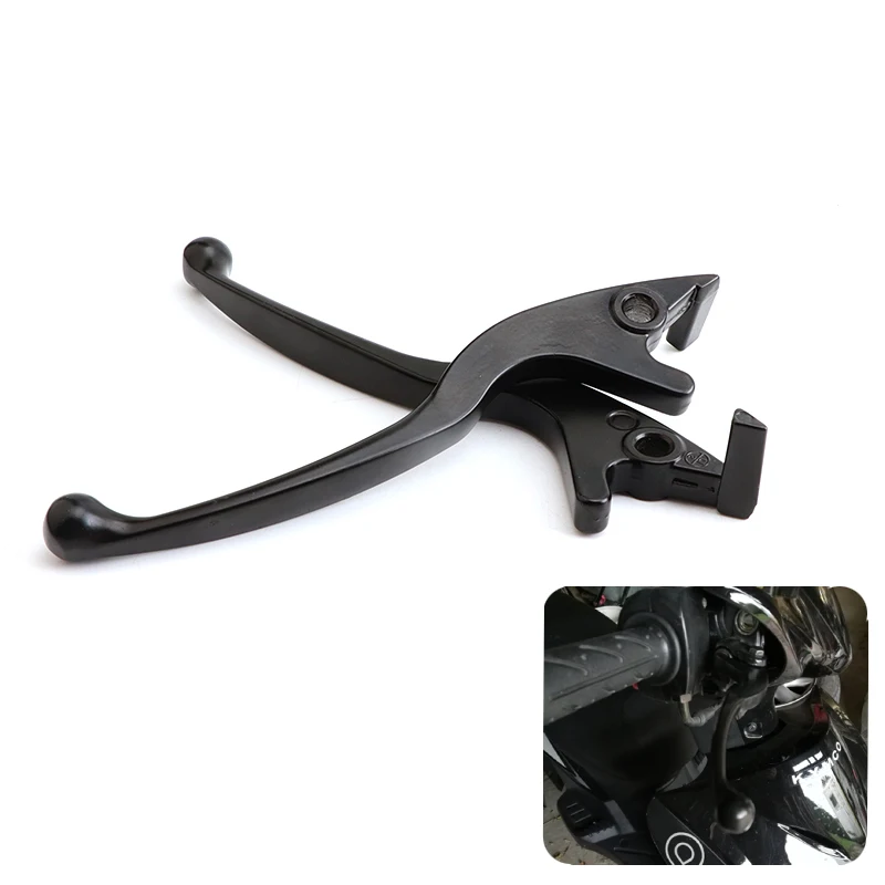 Motorcycle Left / Right Side Black Hydraulic Brake Handle Lever For Chinese Scooter QJ Keeway Honda Yamaha Motorcycle Moped ATV