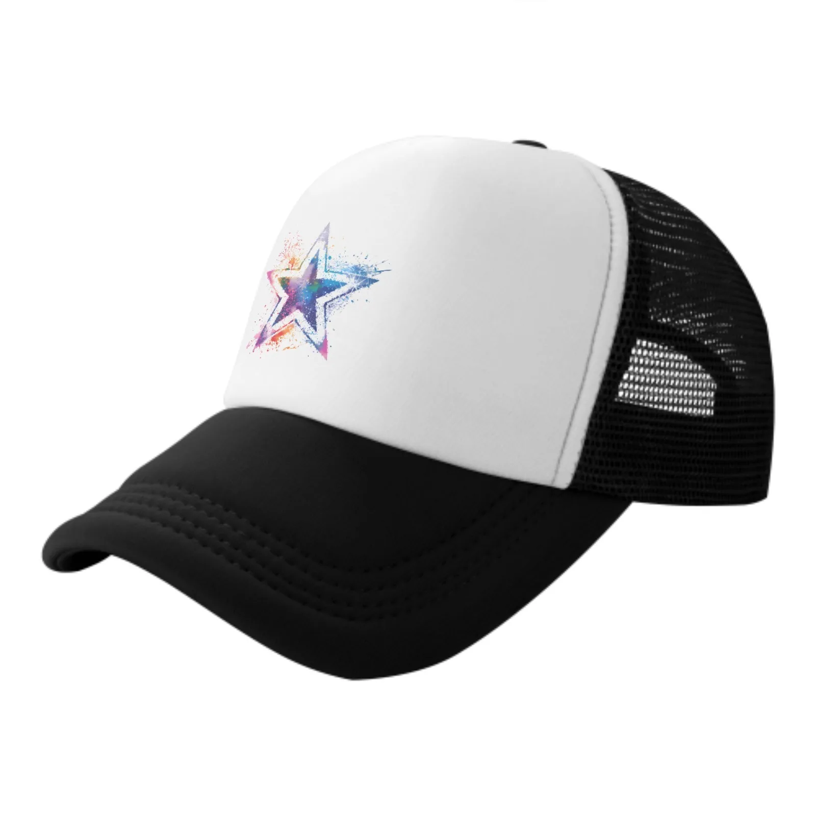 Sparkle Star Baseball Caps Adult Mesh Hats Adjustable Men Women Fashion Cool Casquette Summer Sunhat Daily Outdoor Travelling