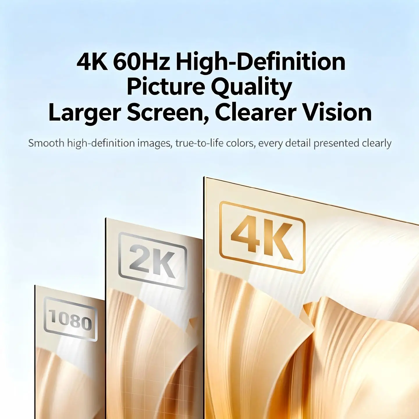 UGREEN HDMI 2.0 Audio Extension Cable Male To Female HD 4K@60Hz 18Gbps Braided 50cm 1m 2m 3m Notebook Game Monitor Television PS