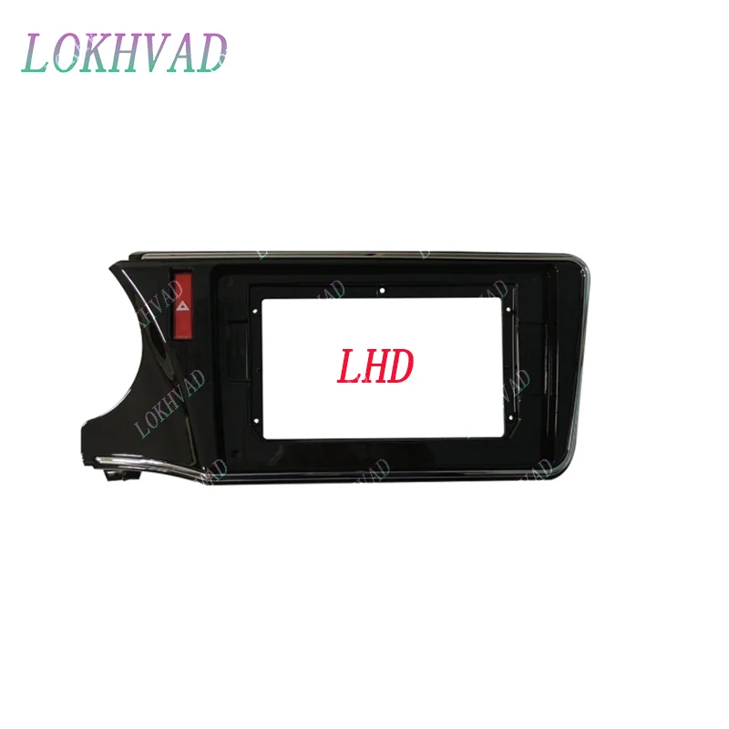 Zdjęcie 6: 2 Din Car Frame Audio Fitting Adaptor Dash Trim Mount Kits Facia Panel 10.1 inch For Honda City Grace 2014 - 2018 Radio Player