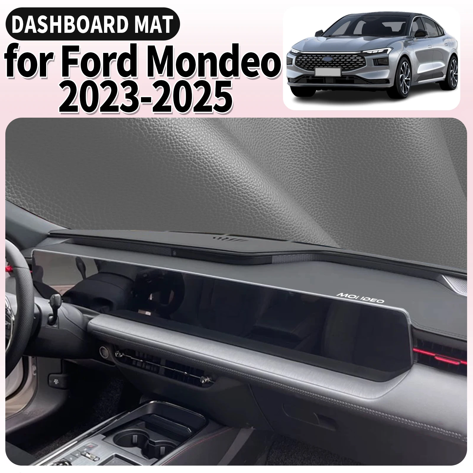 

fit for Ford Mondeo Taurus MK5 2023 2024 2025 LHD Car Dashmat Dashboard Cover Pad Accessories DashMat Sunshade Protective Carpet