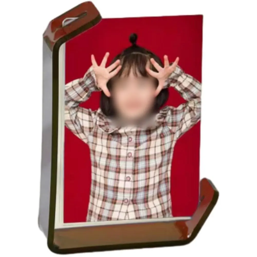 Symmetrical Slot Double Sided Frame Floating For Acrylic Photo Frame Photo Showcase Clear For Acrylic Panels Value Twin Pack