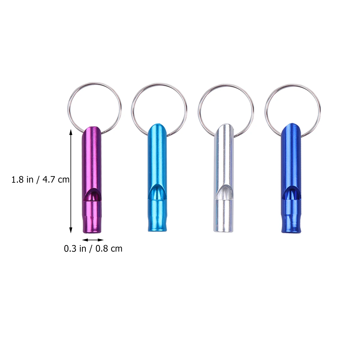 

20 pcs Rescue Whistle Safety Aluminum Alloy Gadgets Durable Supplies Emergency Outdoor Sports Pet Training