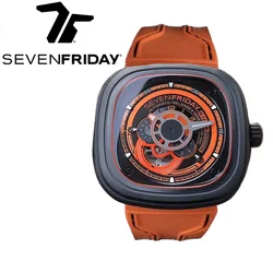 SEVEN FRIDAY watch P3/07 men fully automatic mechanical watch P series waterproof fashion men watch luxury brand New Year gift