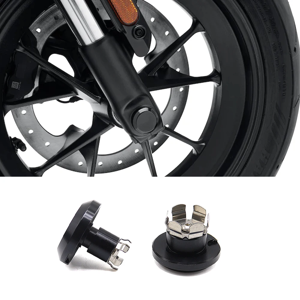 SportsterS Motorcycle Nut Covers Kits For Sportster S 1250 RH1250S Accessories Front Rear Axle Nut Covers Upper Fork Stem Covers - Image 4