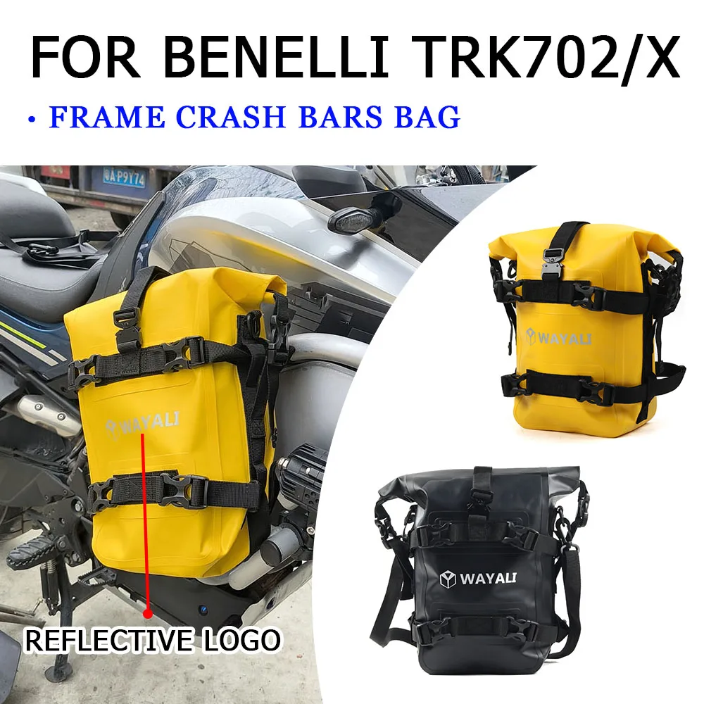 Para Benelli TRK 702X 702 X TRK702X TRK702 X 2023 accesorios de motocicleta marco barras de choque bolsa herramienta de reparación impermeable bolsa de viaje