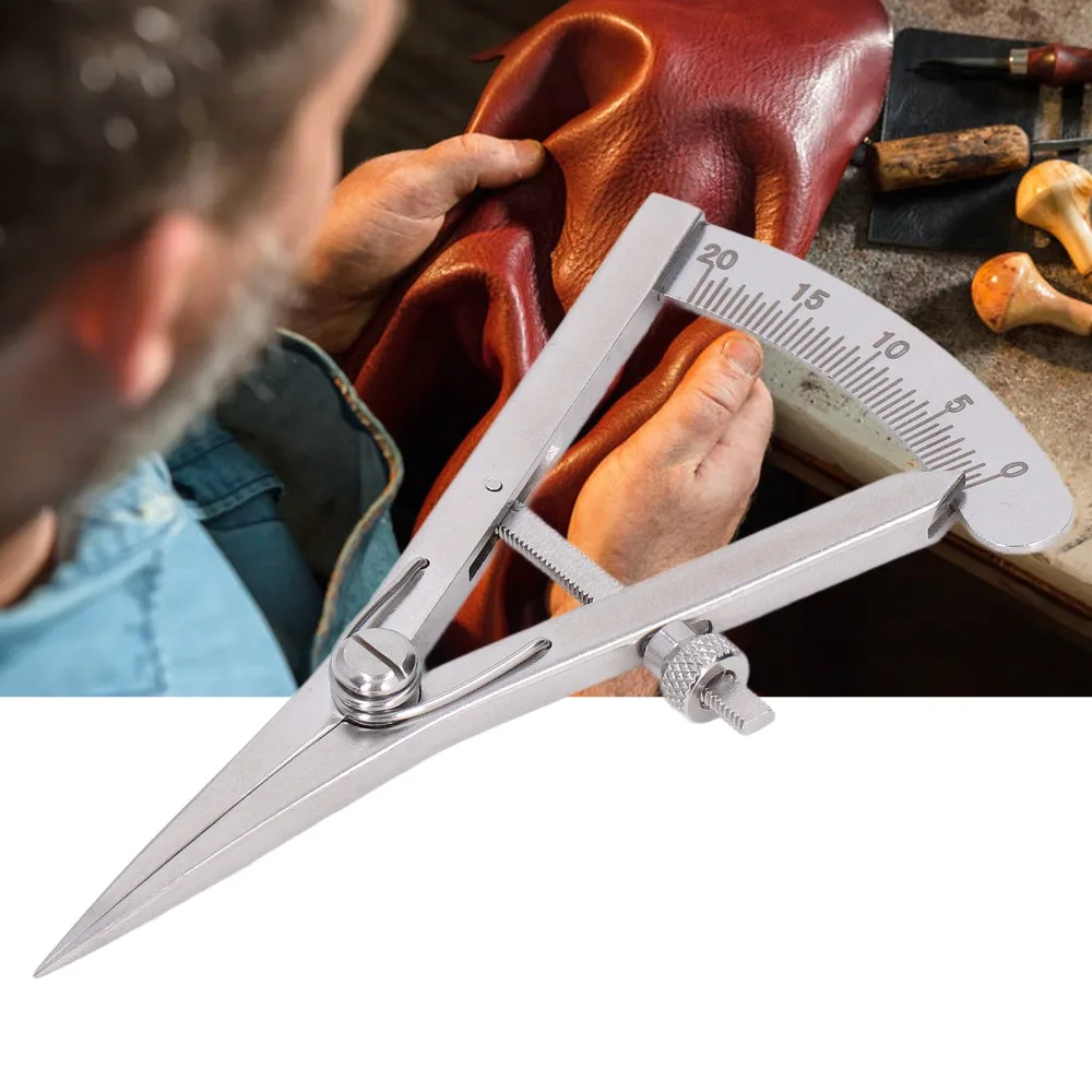 Durable Stainless Steel Marking Gauge Adjustable High Accuracy Edge Press Gauge Screw Lock Pitch Gauge Metalwork