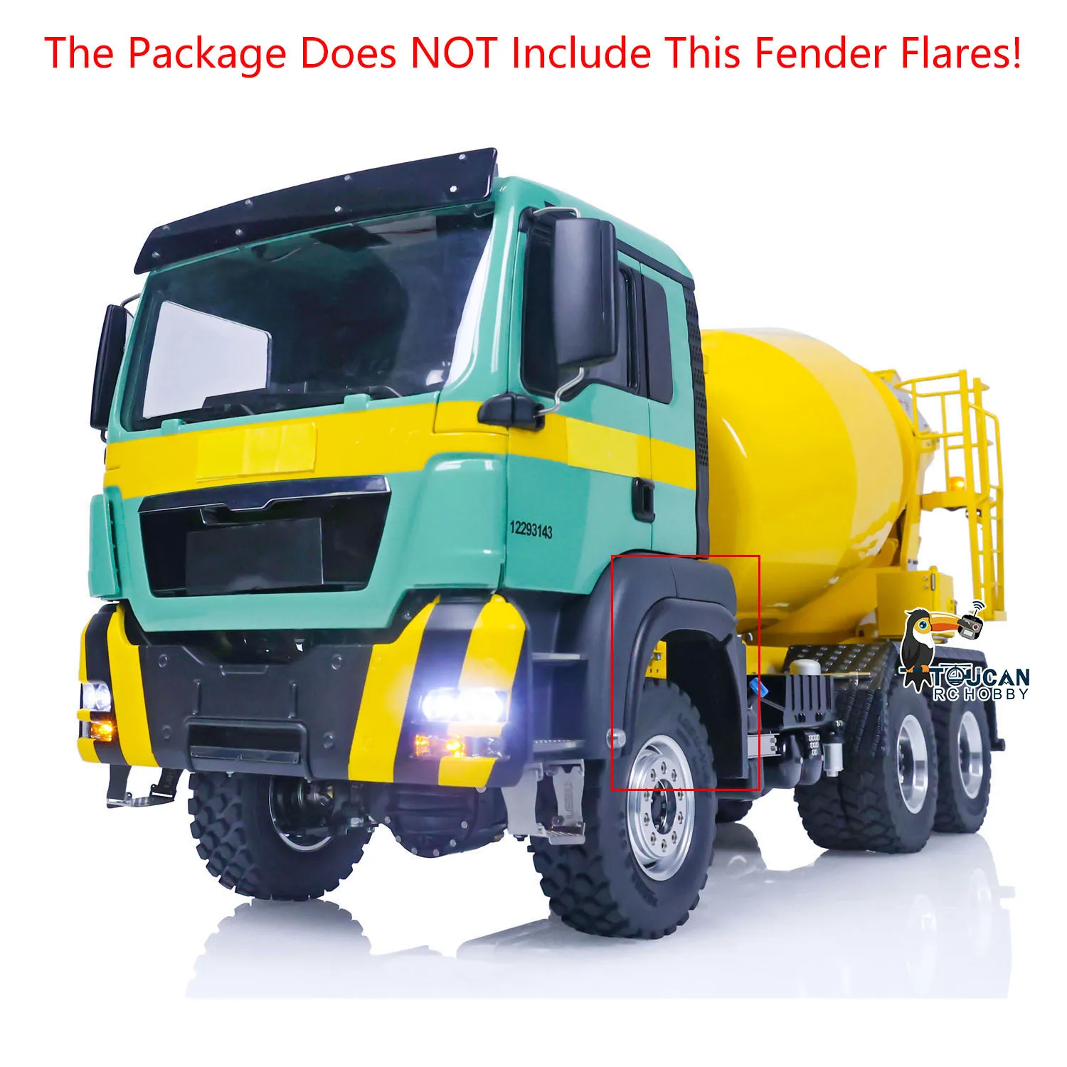 

Toys LESU 6x6 Metal RC Mixer Truck 1/14 for Radio Agitating Lorry Concrete Car Truck-mounted Mixer Vehicles TH20595