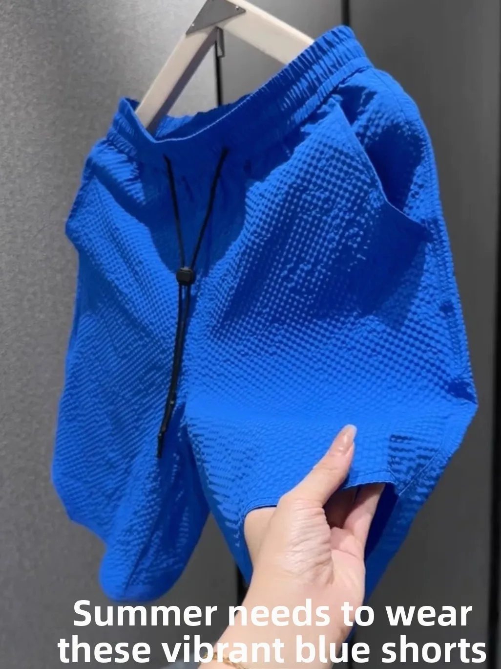 

Новые летние мужские повседневные свободные дышащие брюки пять четвертей, удобные однотонные универсальные брюки