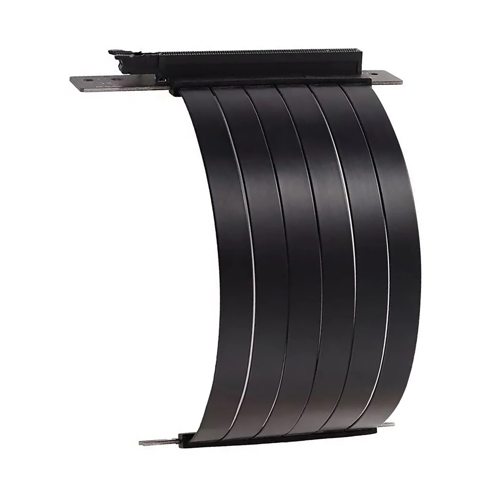 PCIe 3.0 16X kabel ekstensi GPU, kartu grafis 90 derajat PCI Express X16 Riser Card Adapter Extender Pci-e kabel fleksibel