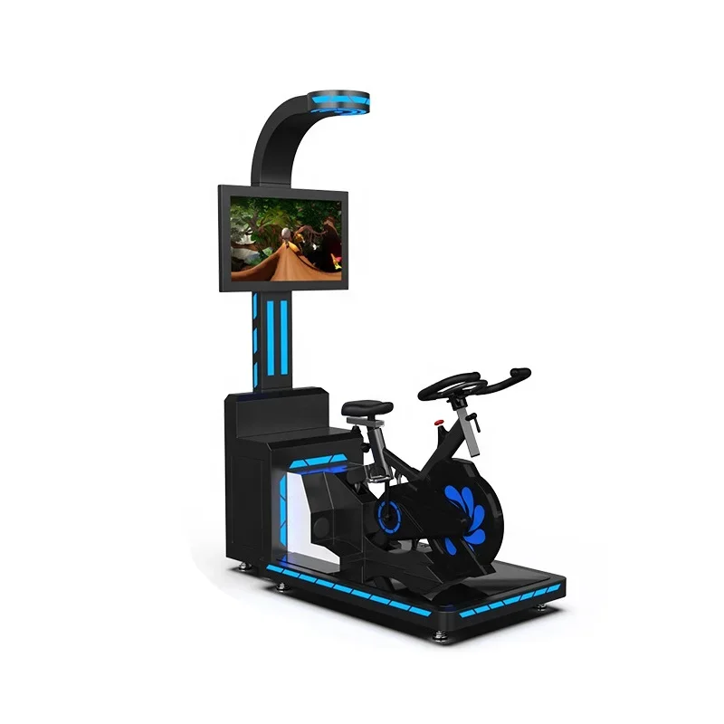 Sports cycling game machine virtual reality dynamic equipment vr game simulator commercial source manufacturers