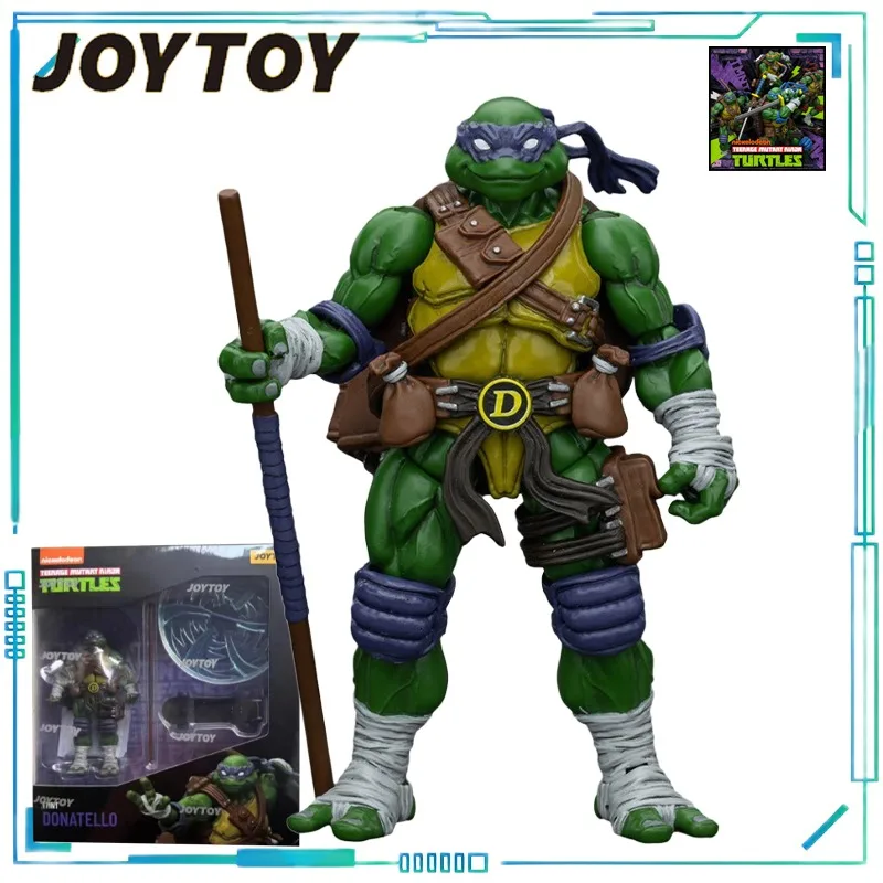JOYTOY 正規品 JOYTOY X ニンジャタートルズシリーズ コンプリートニンジャタートルズ 4人セット 完成品 可動モデル ギフトコレクト