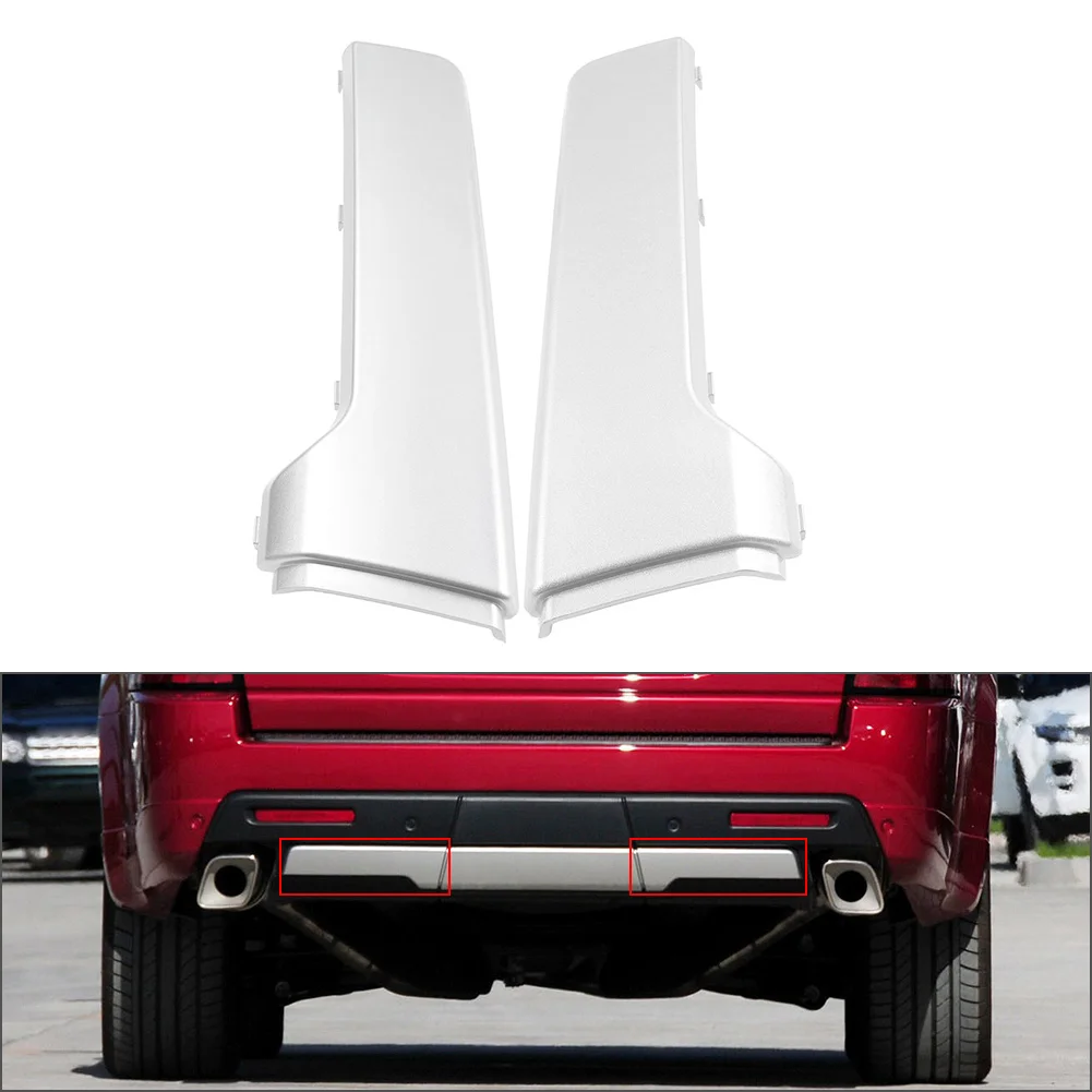 1Pair Car Rear Bumper Lower Insert Cover Molding Trim LR019557 LR019556 For Land Rover Range Rover Sport 2010 2011 2012 2013