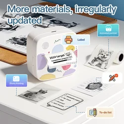 D2 Series Mini Printer Label Maker Printer Thermal Sticker Printing Machine Code Tag Memo Journal for Kids DIY Toys Gifts