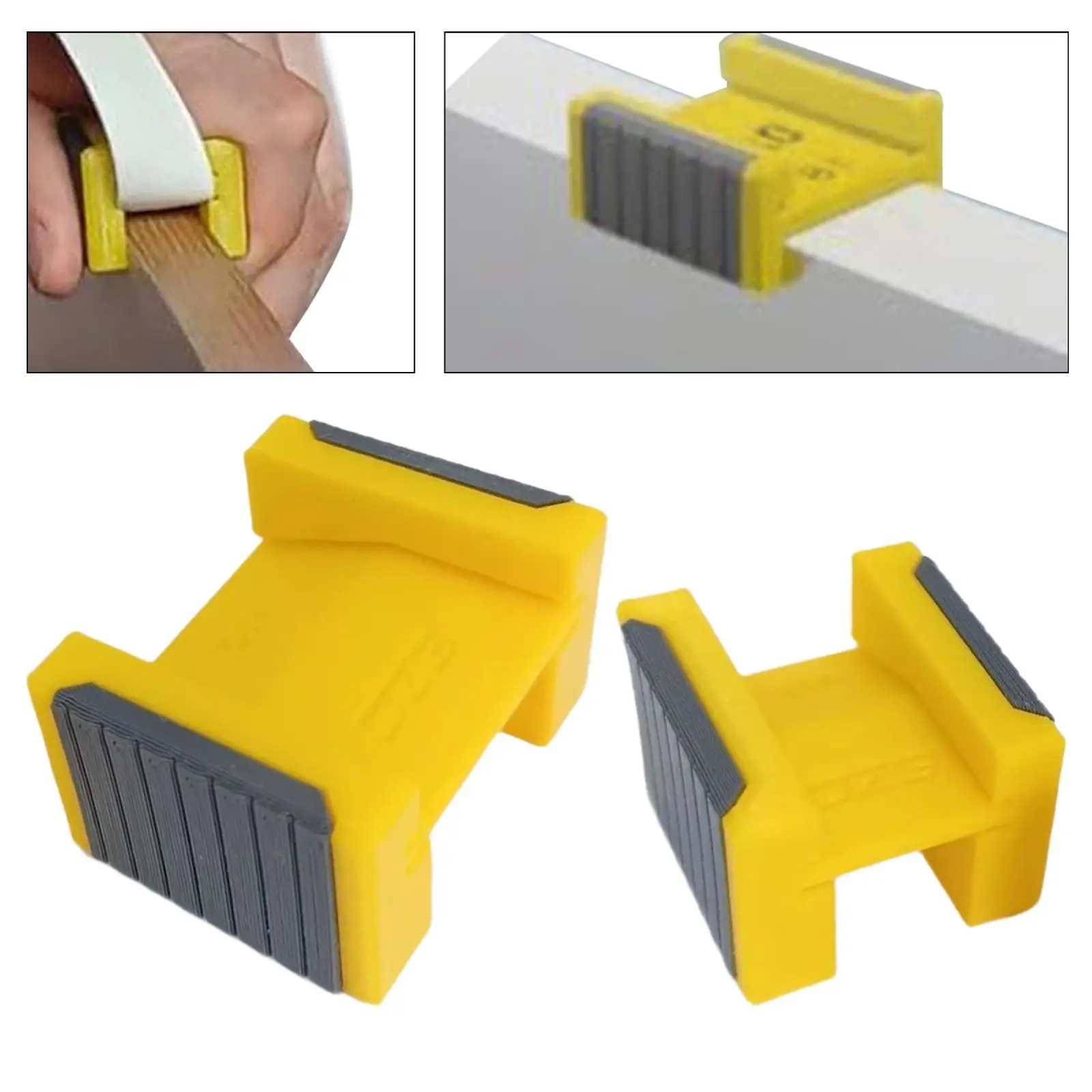 2Pcs Edge Tape Holder High Performance Manual Anti Slip Tape Alignment Tool