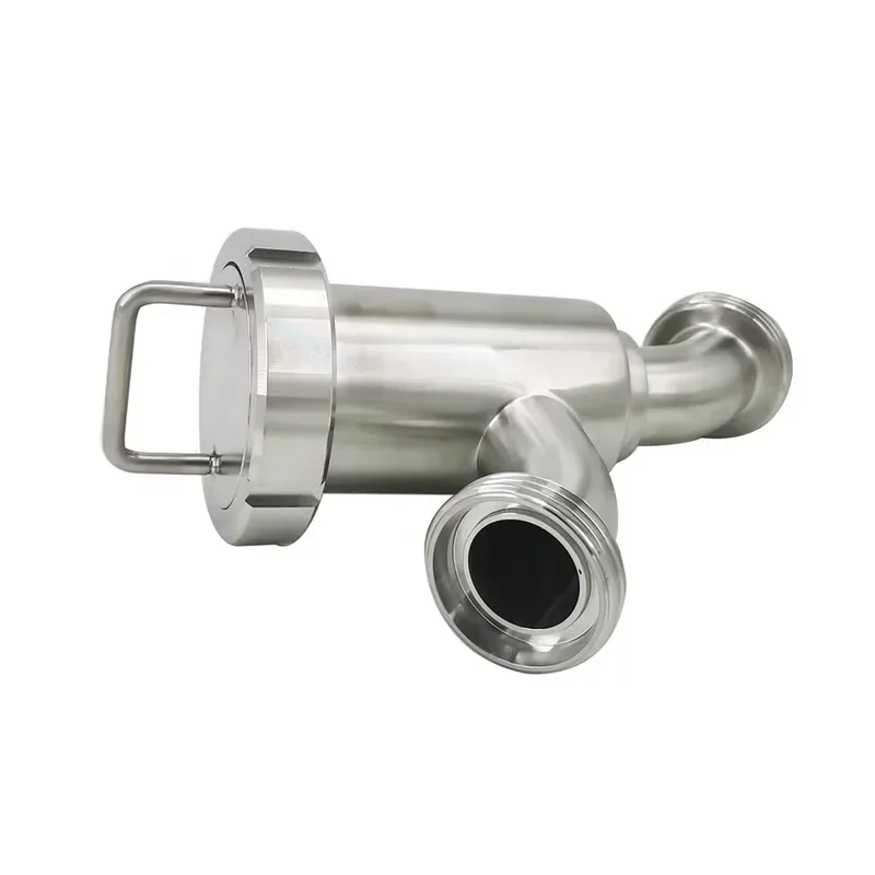 Stainless Steel Threading Y Model Non Retention Elbow Model Filter Strainer with Perforated Mesh