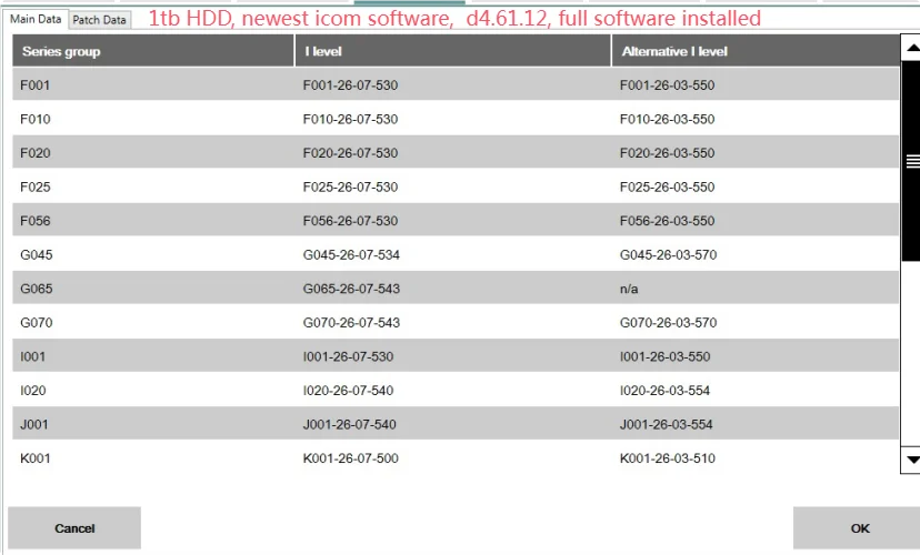 2026.09 Version D4.61.12 Software for Bmw Icom A2 NEXT in 1TB/320gb HDD Windows10 fit Most Laptop