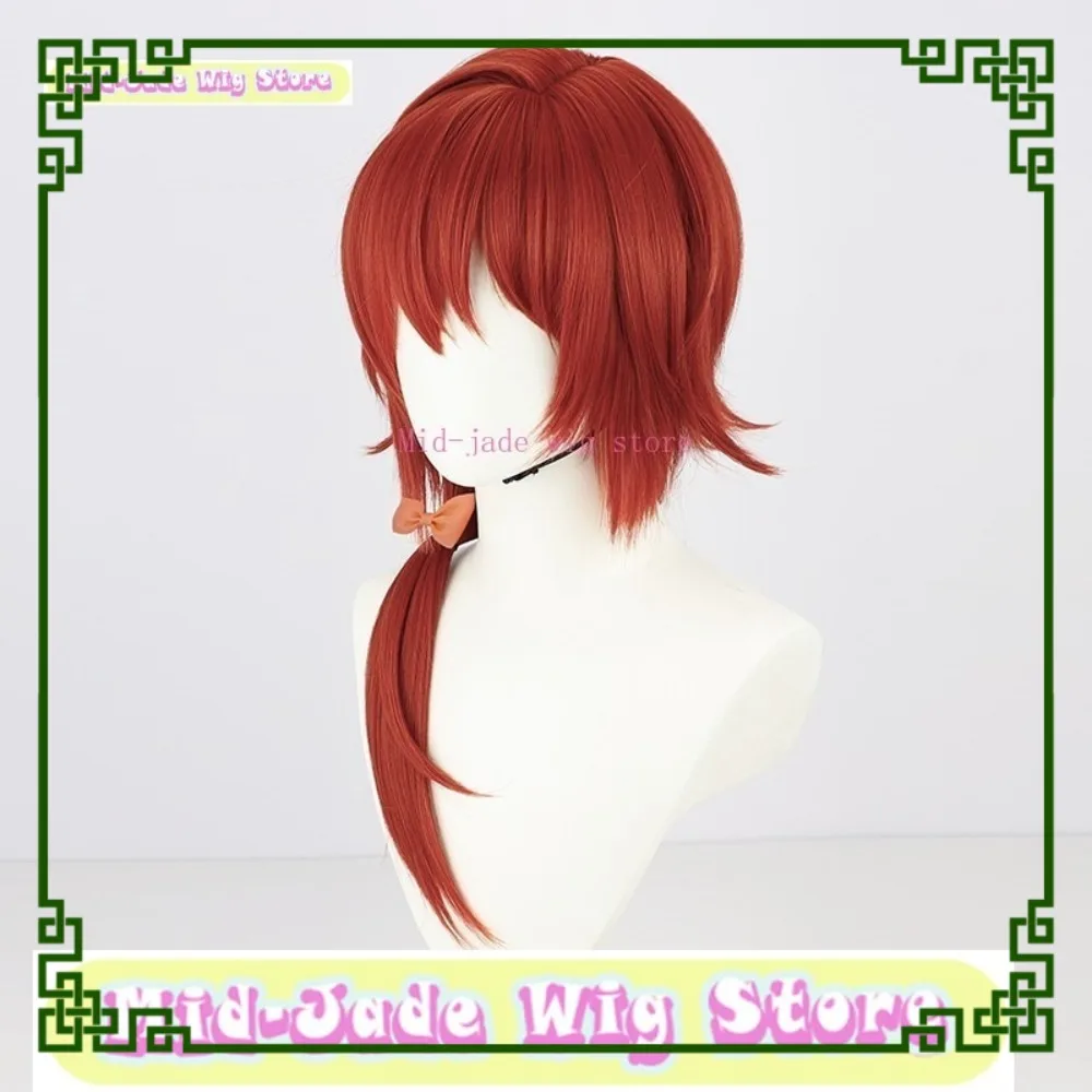 

Hanazaki Miyami Cosplay Wig Anime Game Cosplay Red Hair Halloween Party Props Synthetic Hair Cosplay Party Costume Headwear Wig