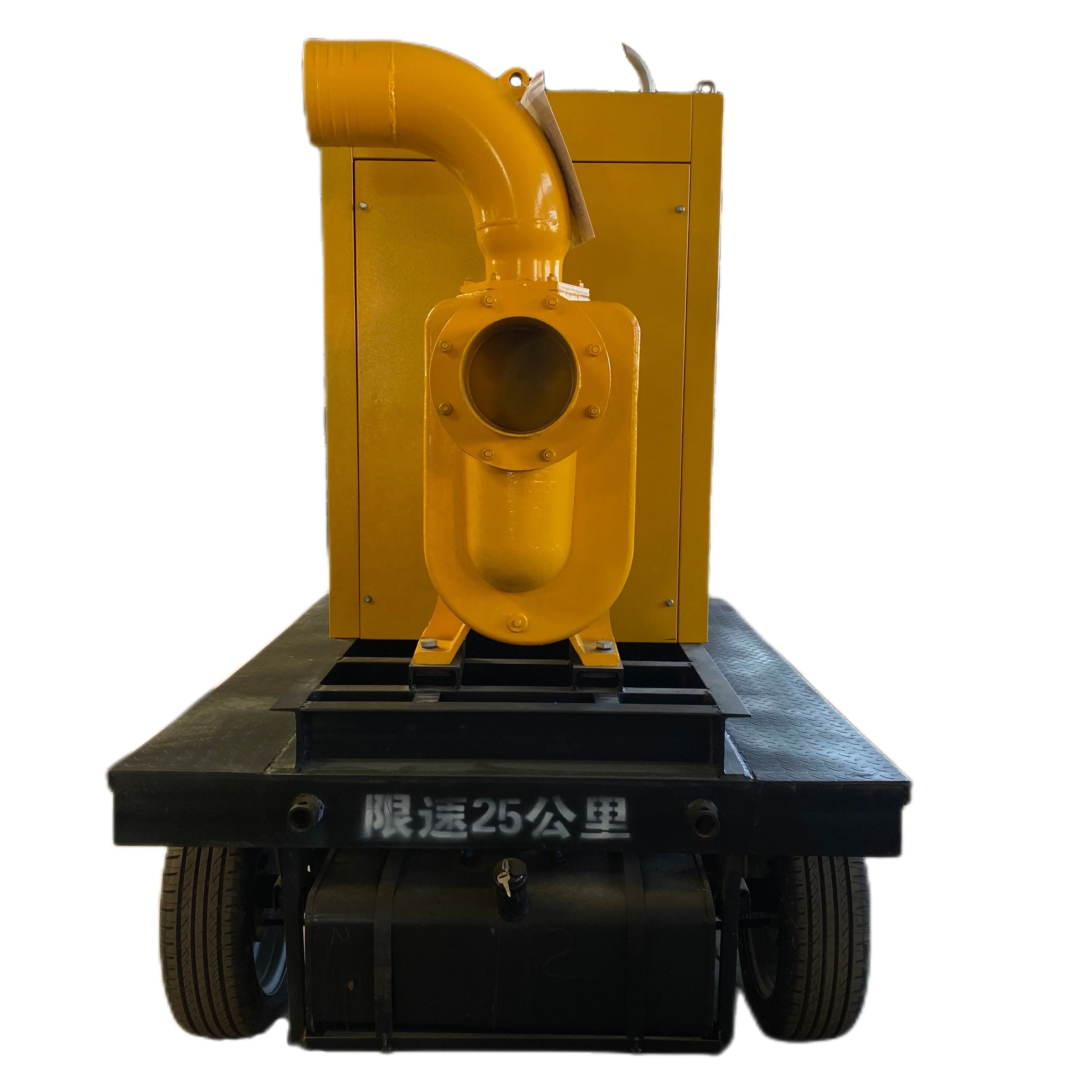 Rainwater can be equipped with trailer self suction centrifugal drainage sewage pump