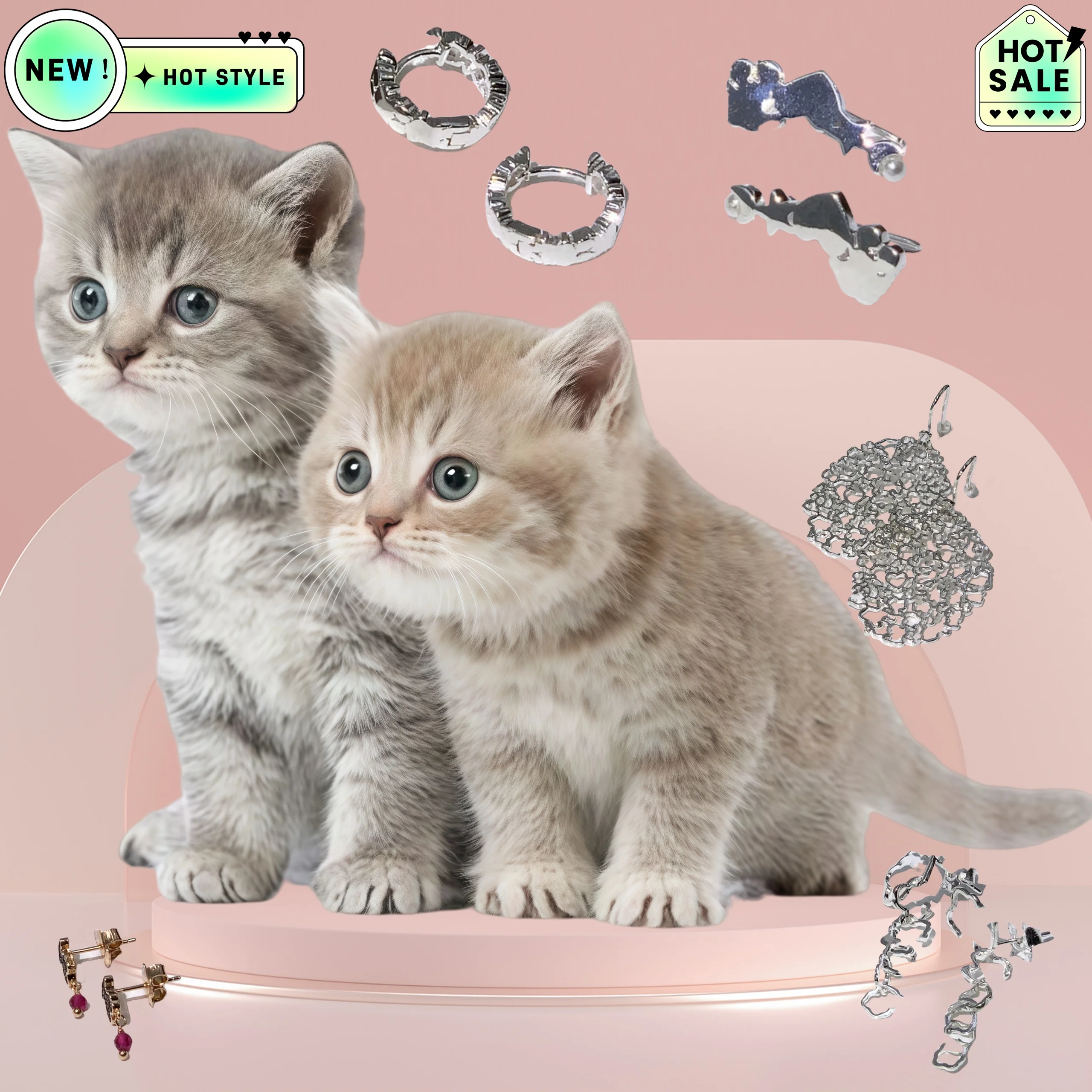 

2025 Hot Selling Brand Women's Bear Earrings Fashionable, Simple, High-end Jewelry Suitable for Gifting To Friends