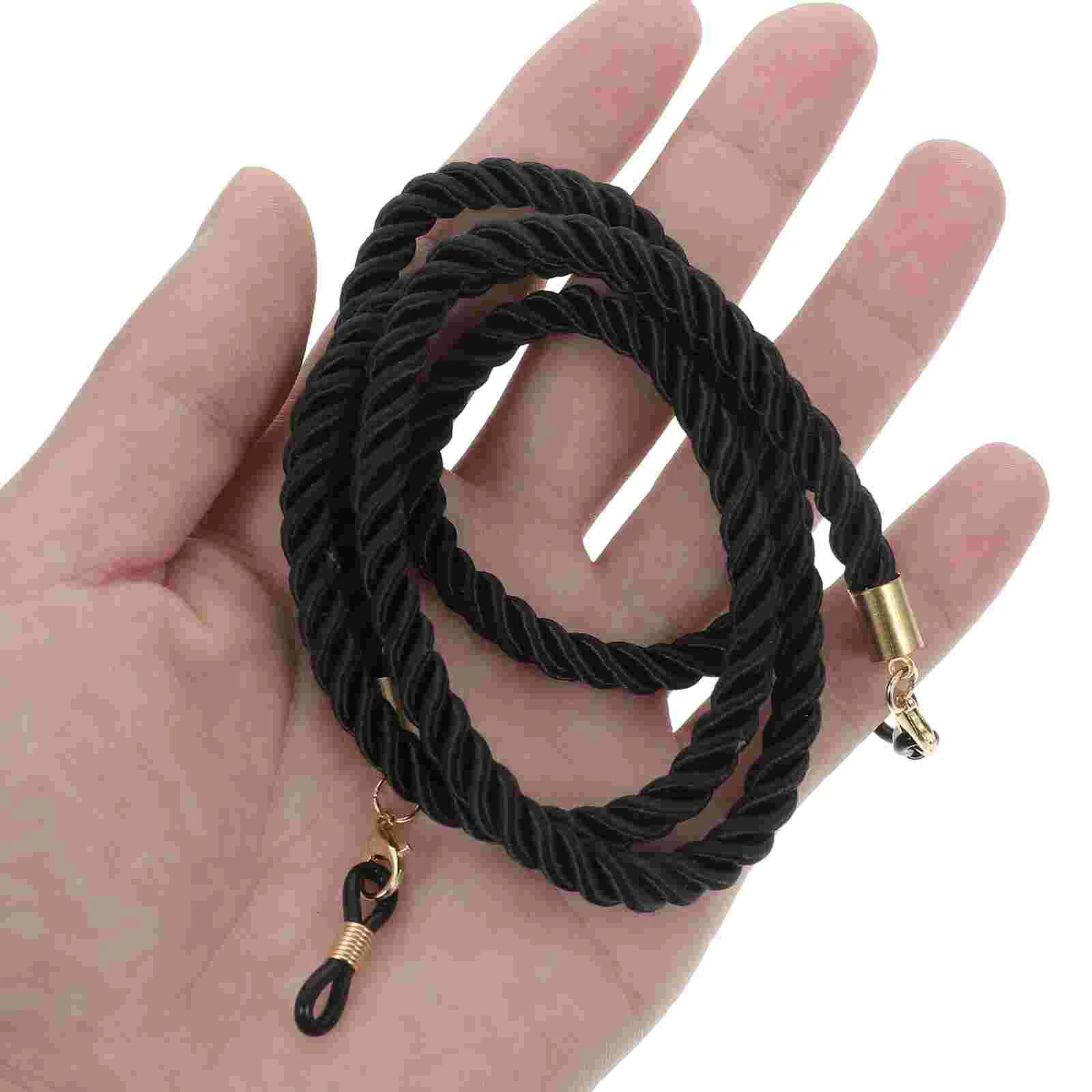 Kids Glasses Strap Chain Sunglasses Eyeglass Lanyards for Men Chains Rope Eyeglasses Black Child