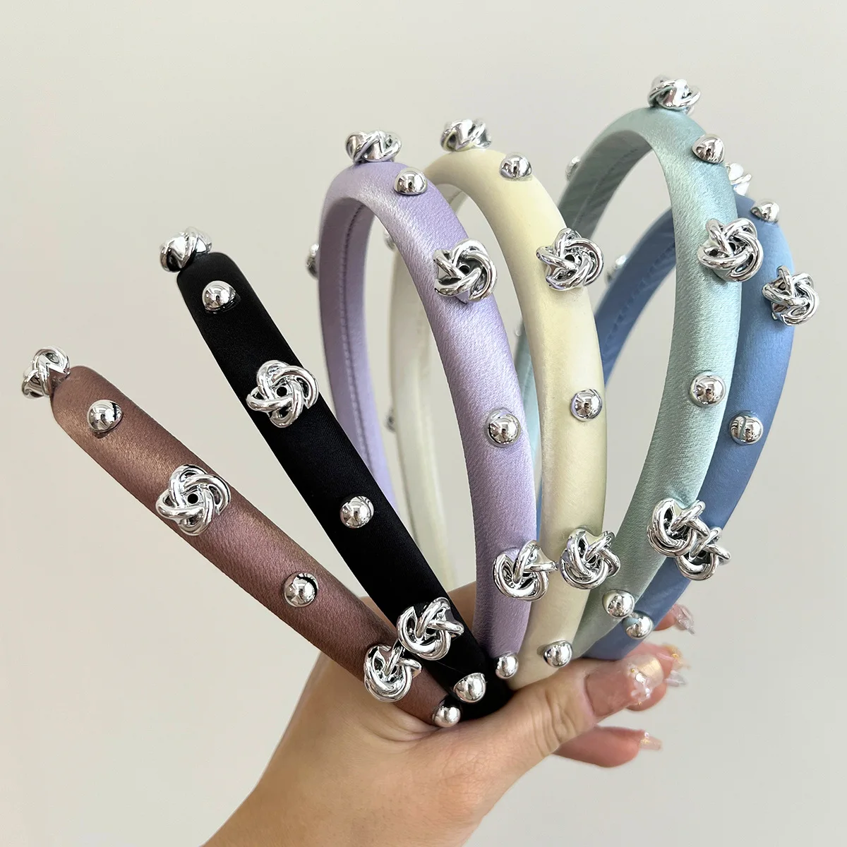 

2025 Summer Candy Pink Five-Pointed Star Headband Korean Sweet Cute Hair Accessory