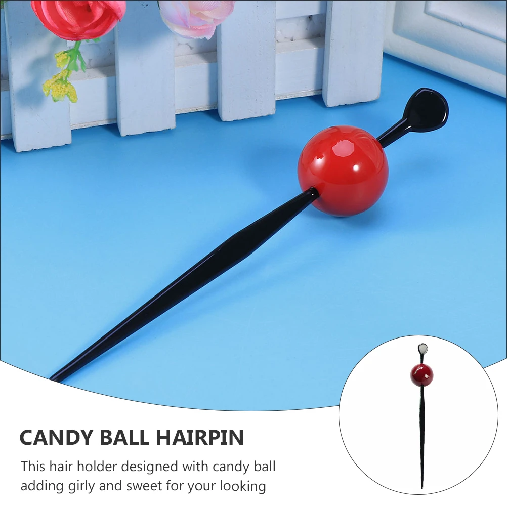 

2pcs Holders Hairpins Bun Sticks For Long Colorful Clips Oriental Forks Acrylic Hair Pins Braided Half