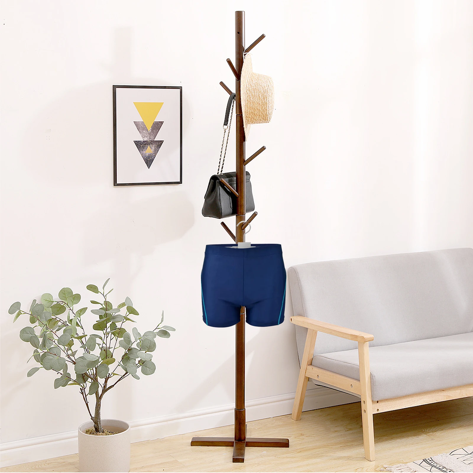 

Stainless Steel Swimwear Display Rack Metal Wire Hangers for Swimsuits Swim Trunks Childrens Hanger Reusable Clothing