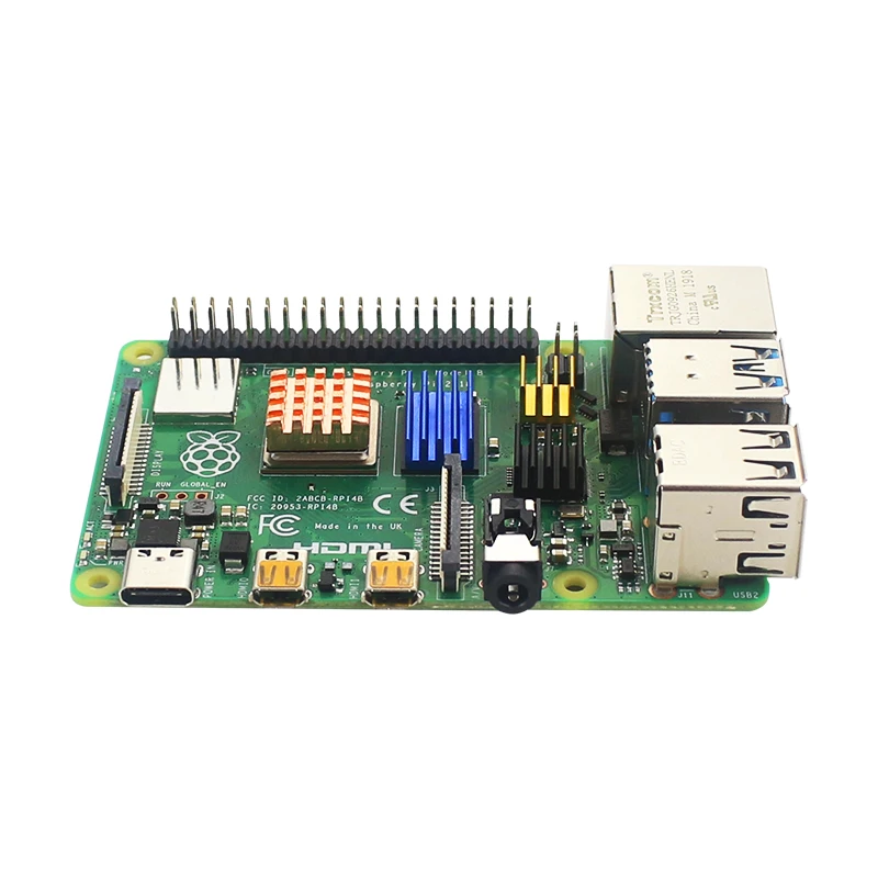 Nowa płyta do gier Raspberry Pi 4 2 GB 4 GB 8 GB RAM 3,5-calowy ekran dotykowy Zasilacz Radiator do gier Raspberry Pi 4B DIY