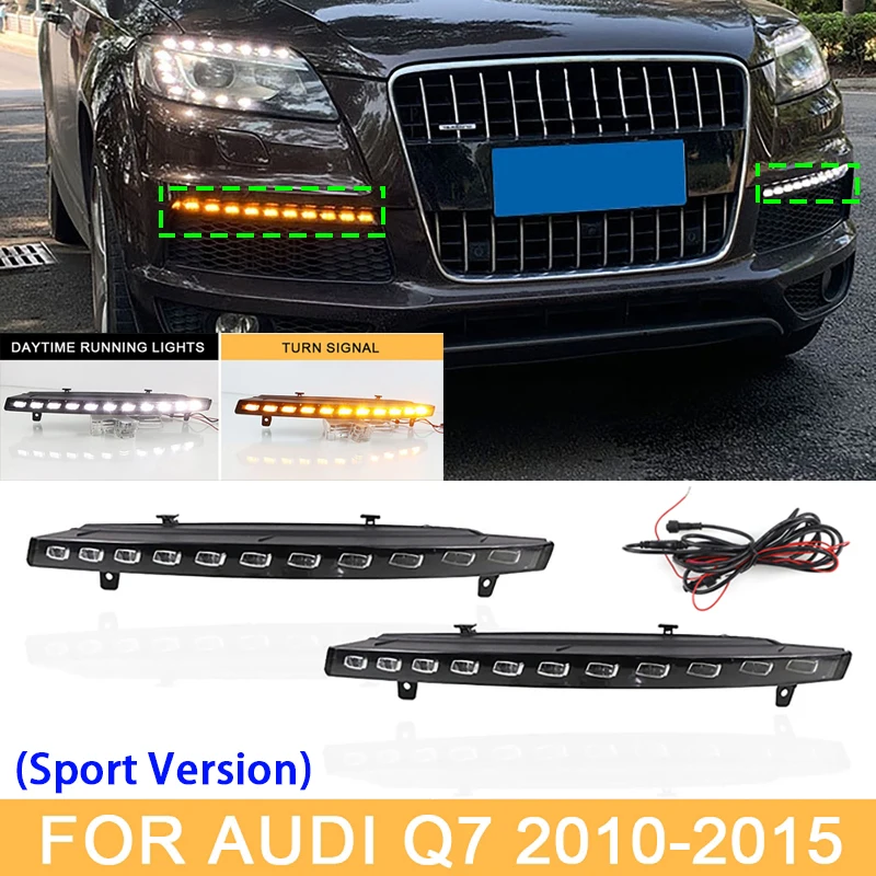 

1 пара, передние противотуманные фары для Audi Q7 2010-2015 (спортивная версия)