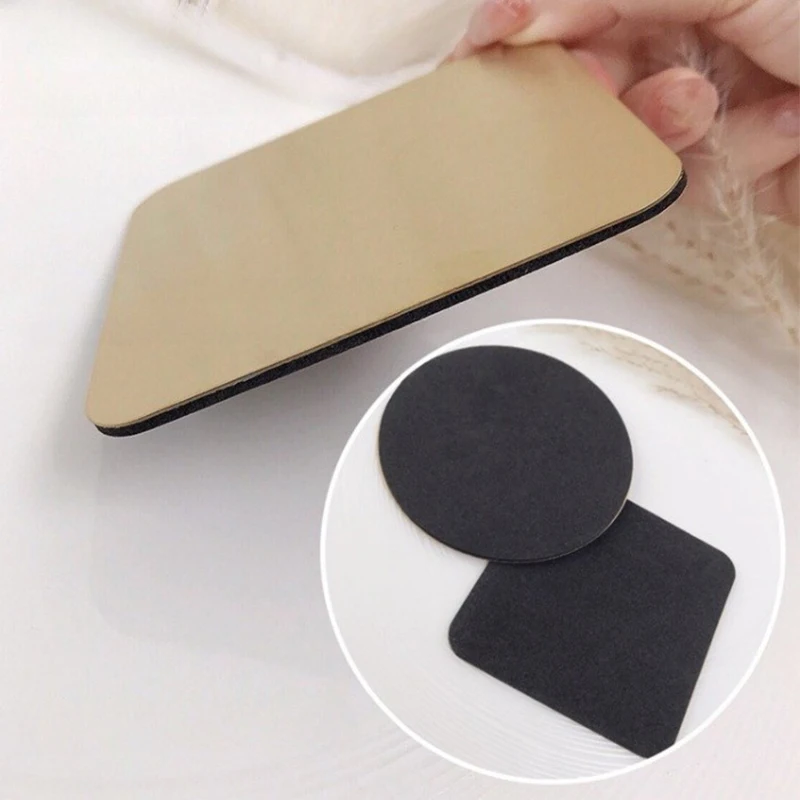 Tavolozza di colori per unghie in metallo multifunzionale per smalto gel, tavolo da disegno, sfondo fotografico per unghie, display di punte per unghie finte
