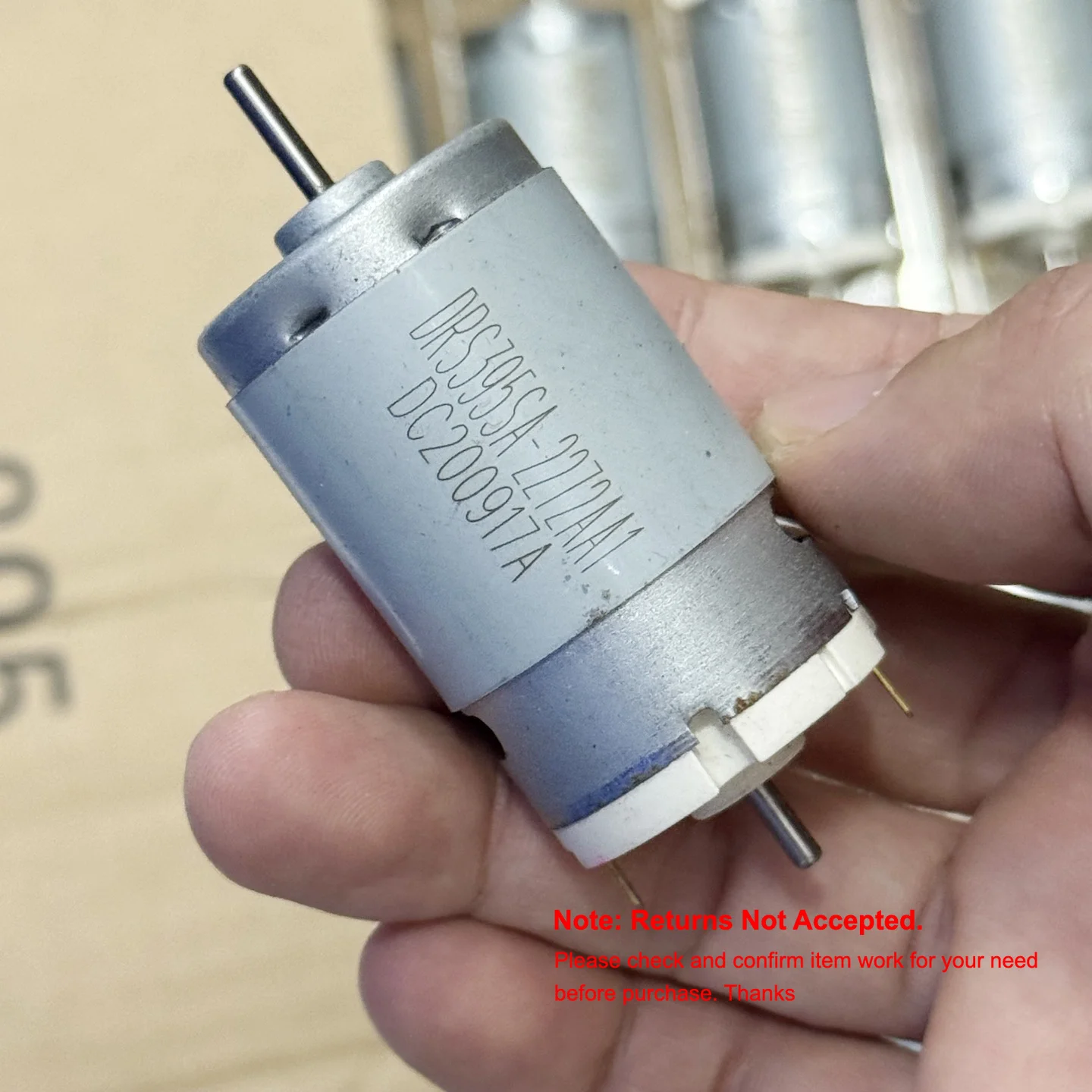 DRS395SA-2272 Dual Shaft Electric Motor DC 12V 14.4V 18V 24V High Speed Micro 28mm RS-395-2272 Motor Sweeper Robot Cleaner Motor