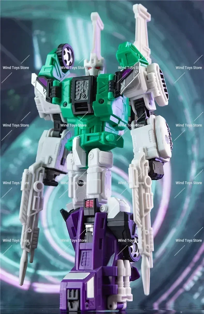 In Stock Transformation Toy Jinbao Sixshot Six-Shot Ninja Staff Six-Form Samurai G1 Action Figure Toy Gift Collection