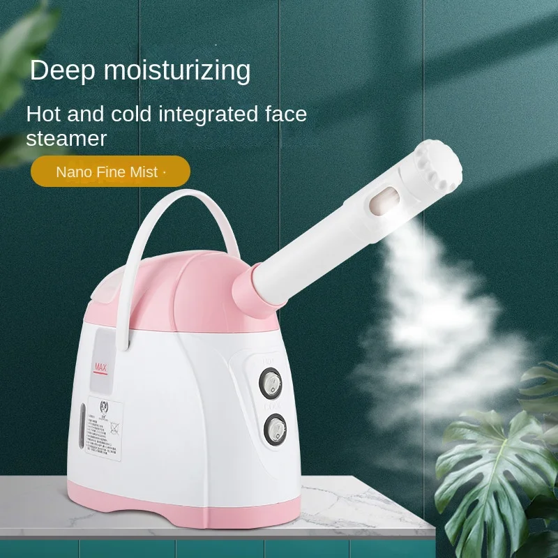 Hot and Cold Spray Face Steamer Facial Hydrating and Moisturizing Spray Face Steamer and Beauty Instrument