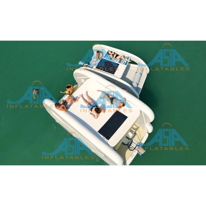 Budget opblaasbare huishoeboot voor resort / snelle installatie drijvende huishoeboot