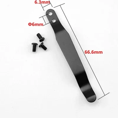 New Stainless Steel Back Clip for DIY Folding Pocket Knife Tool DIY Accessories Back Clip Custom Folding Knife Back Clip Holder