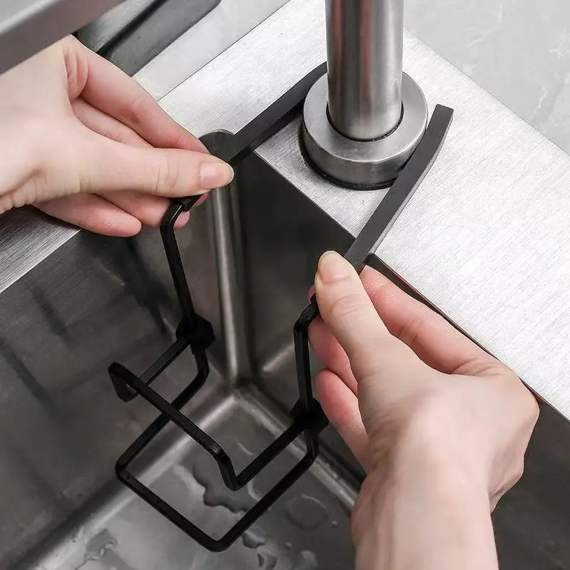 

Multifunctional Durable Kitchen Metal Sink Drying Holder Sink Rack Organizer Dish Cloth Shelf Space-saving Organizer Products