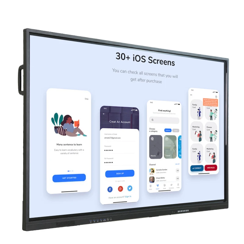 

Conference Room 65 75 86 Inch All In One Touch Screen Whiteboard Office Smart Whiteboard Meeting Touch Digital Whiteboard