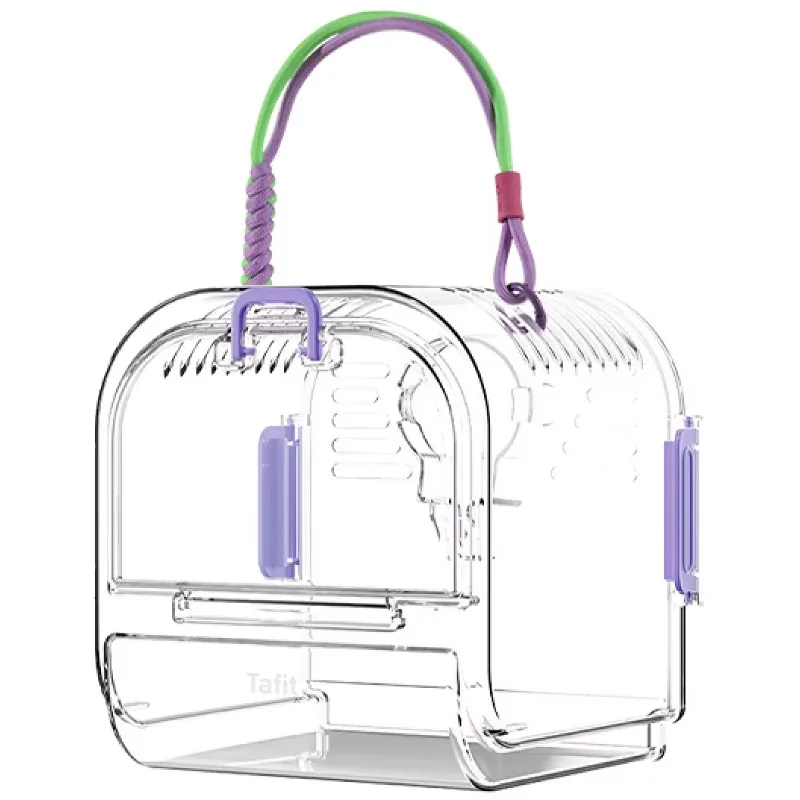 

Portable Transparent Bird Carrier Bag for Parrot Breathable Take Out Cage for Small Birds Outdoor Travel Parakeet Cage Wholesale